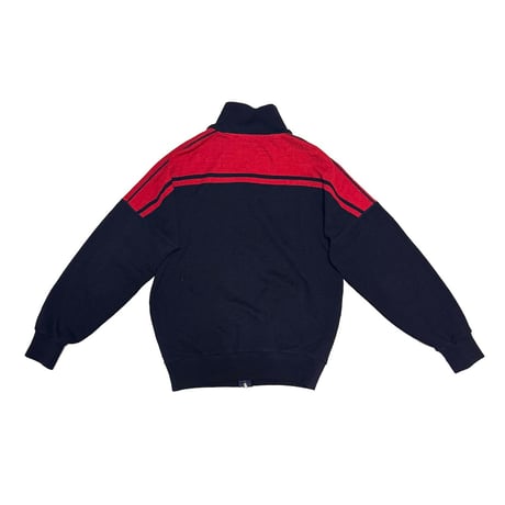 【USED】80's Sergio Tacchini Track Jacket Navy × Red