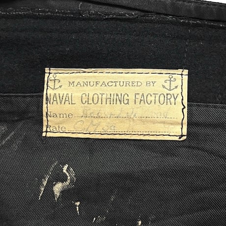 【USED】30'S-40'S US NAVY WOOL SAILOR PANTS