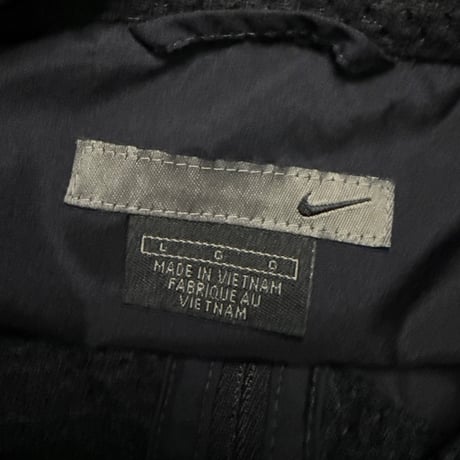 【USED】00's NIKE Panelled Track Jacket Navy × Grey × Blue Colorway