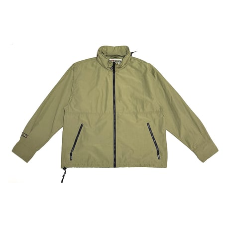 【USED】90's Levi's ALASKA Olive Ripstop Nylon Zip Jacket