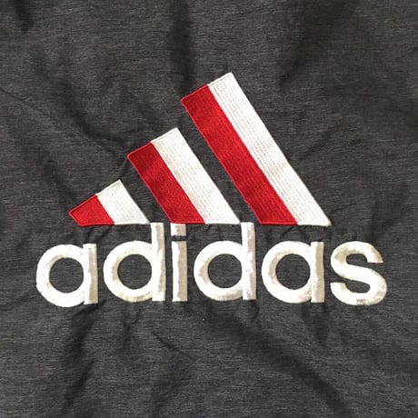【USED】90'S ADIDAS NYLON ZIP-UP HOODIE