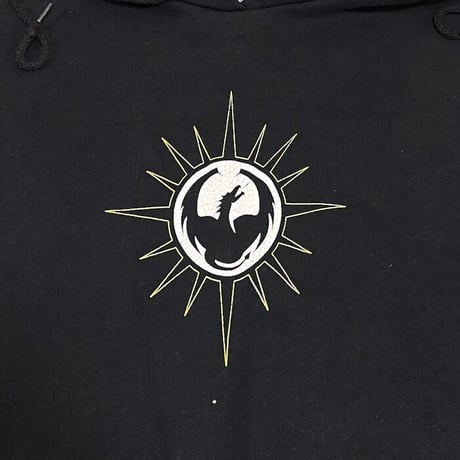 【USED】90'S DRAGON SUN LOGO HOODIE