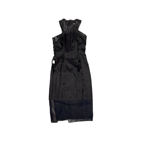 【USED】80's VAKKO LEATHER DRESS