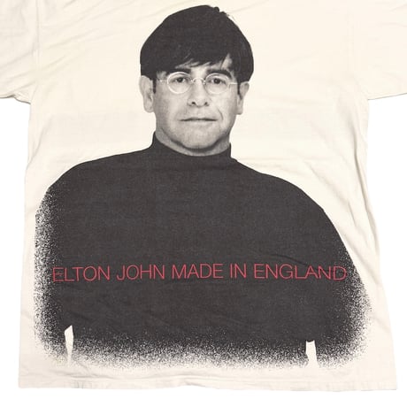【USED】90's ELTON JOHN MADE IN ENGLAND T-SHIRT