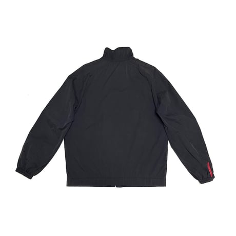 【USED】00's PRADA SPORT Reversible Cotton Nylon Jacket Faded Black