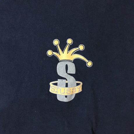 【USED】90'S STUSSY CROWN T-SHIRT