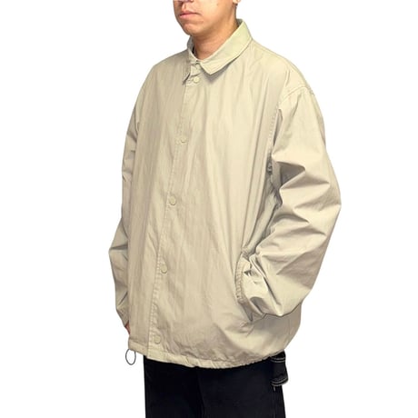 【USED】00's J.CREW COACH JACKET LIGHT BEIGE