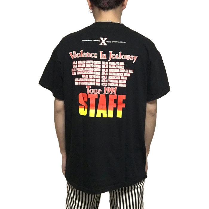 USED】90'S X-JAPAN VIOLENCE IN JEALOUSY T-SHIRT