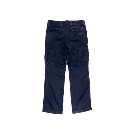 【USED】00'S TOMMY HILFIGER VINTAGE COTTON CARGO PANTS NAVY