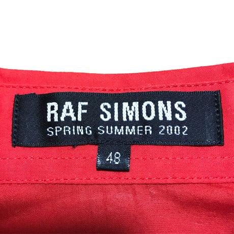 【DEADSTOCK】RAF SIMONS 2002 SS "BE PURE BE VIGILANT BEHAVE" SHIRT