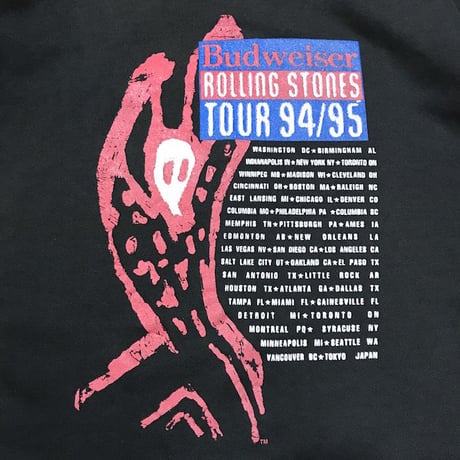 【USED】90'S  THE ROLLING STONES VOODOO LOUNGE TOUR SWEATSHIRT