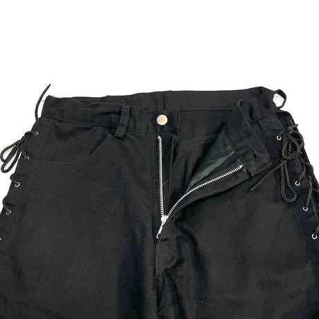 【USED】80'S-90'S TIGER ALTERNATIVE LONDON SIDE LACE-UP PANTS
