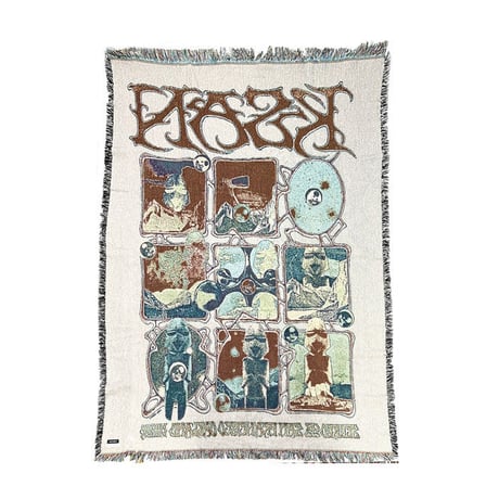 【KONBINI REPRODUCT】WOVEN BLANKET "KSAN SF RADIO POSTER"