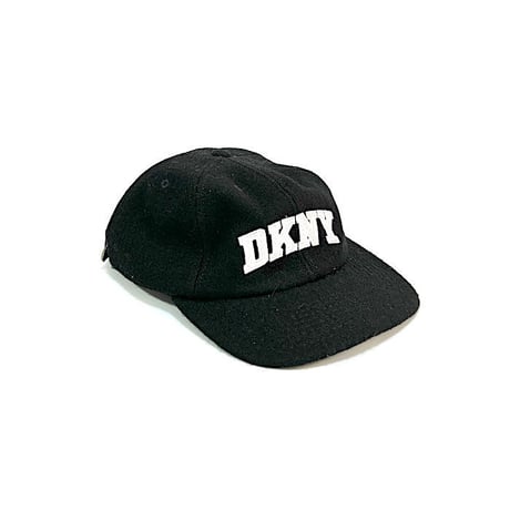 【DEAD STOCK】90'S DKNY LOGO WOOL CAP