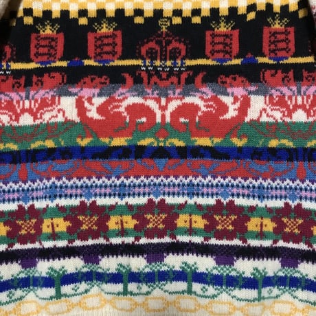 【USED】80'S VIVIENNE WESTWOOD "DEEP SKY" KNIT SWEATER