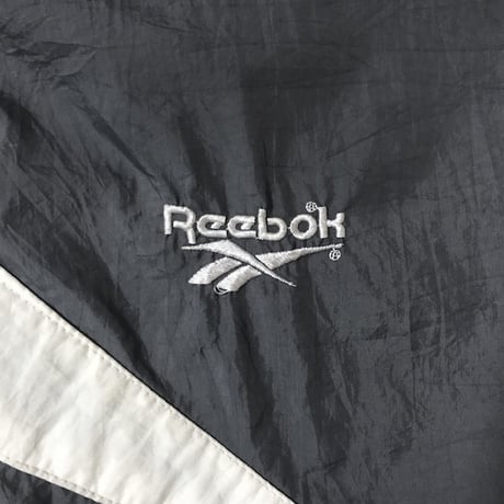【USED】90'S REEBOK NYLON JACKET GLEY