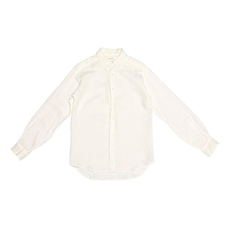 【USED】90's BANANA REPUBLIC Irish Linen Shirt White
