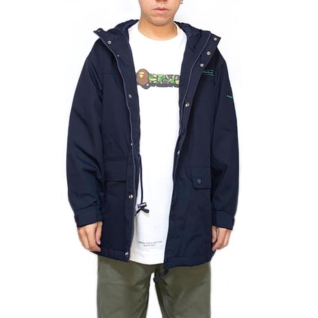 【USED】90'S GODZILLA PADDED HOOD JACKET SIZE:M
