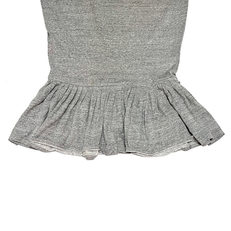 【USED】80's 秋 SWEAT PEPLUM TUNIC