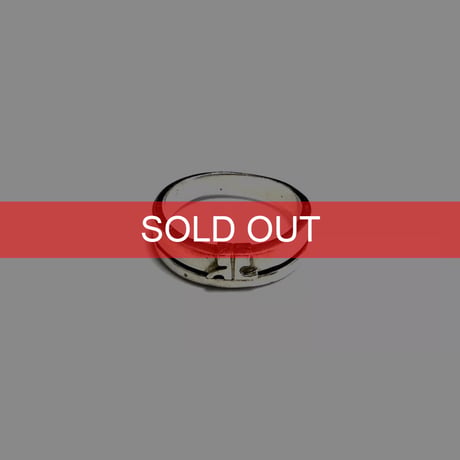 【USED】Vintage Courrèges SV950 High-Purity Silver Minimalist Band Ring