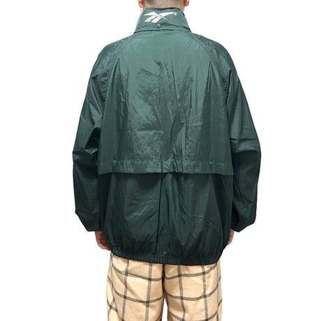 【USED】90'S REEBOK BIG VECTOR LOGO NYLON JACKET