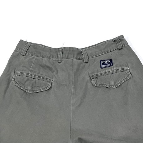 【USED】90'S STUSSY 5-POCKET WORK PANTS