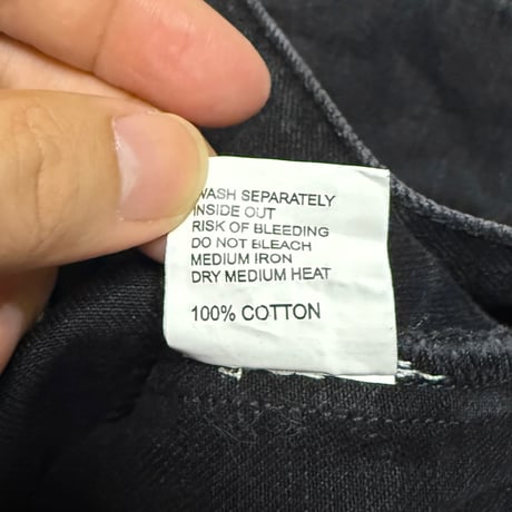【USED】JACQUEMUS LE GADJO 6-POCKET BLACK JEANS