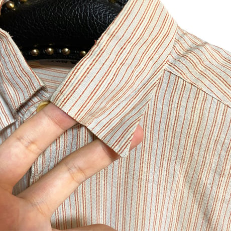 【USED】90'S EMPORIO ARMANI STRIPE SHIRT