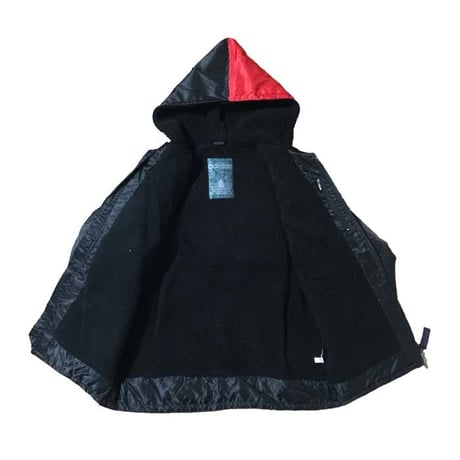 【UESD】80'S-90'S ADIDAS OLD SCHOOL BOMBER BLOUSON BLACK × RED