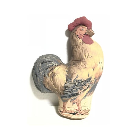 【USED】70'S THE TOY WORKS ROOSTER PILLOW DOLL