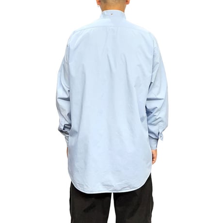 【USED】80'S-90'S THIERRY MUGLER SNAP BUTTON SHIRT SKY BLUE
