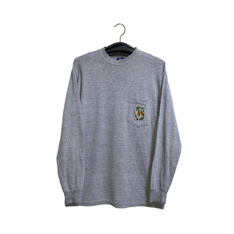 【USED】90'S STUSSY POCKET L/S T-SHIRT