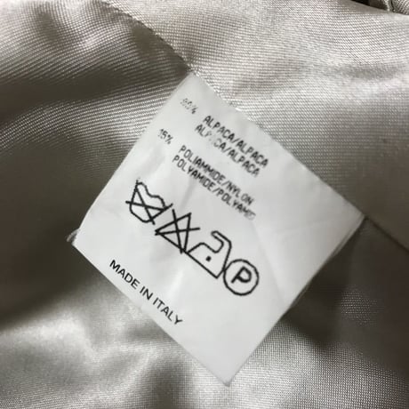 【USED】90'S VIVIENNE WESTWOOD MAN CHECK ALPACA COAT