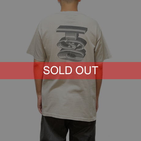 【USED】90'S T&C TOWN & COUNTRY 3D LOGO T-SHIRT
