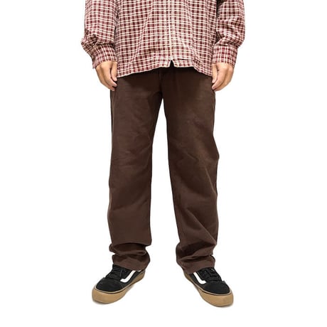 【USED】90'S CRU DESIGNS COTTON PANTS BROWN