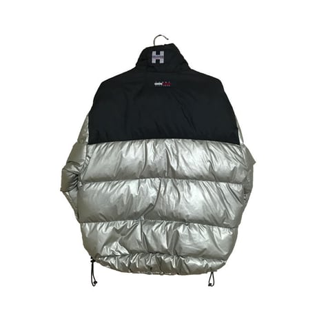 【USED】90'S TOMMY HILFIGER DOWN JACKET SILVER