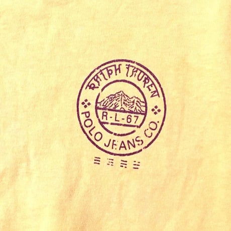 【USED】90'S POLO JEANS ORIENTAL L/S T-SHIRT