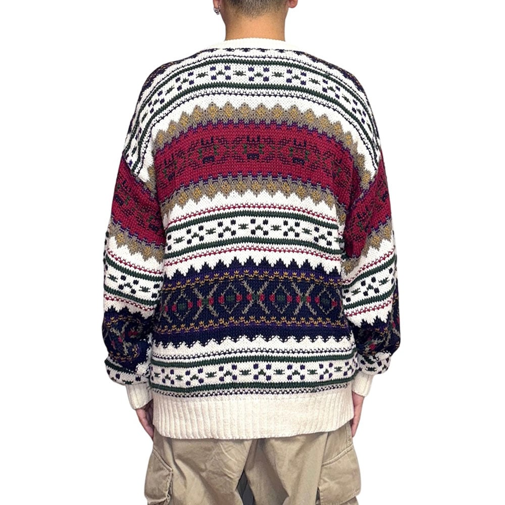 80s Eddie Bauer Cotton Knit Sweater USA製 | VOSTOK