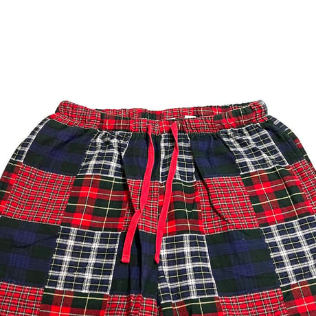 【USED】00'S L.L.BEAN PATCHWORK CHECK PANTS
