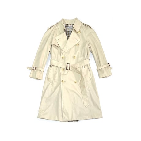 【USED】00'S AQUASCUTUM TRENCH COAT MADE IN ENGLAND