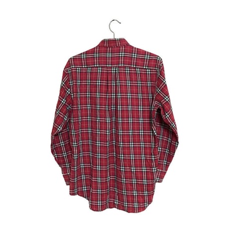 【USED】BURBERRYS RED CHECK B.D SHIRT