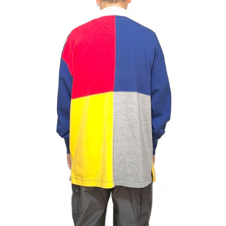 【USED】90'S OLD GAP PANEL PATTERN RUGGER SHIRTS