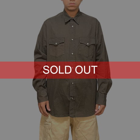 【USED】90'S SUPREME WESTERN SHIRT MADE IN U.S.A.