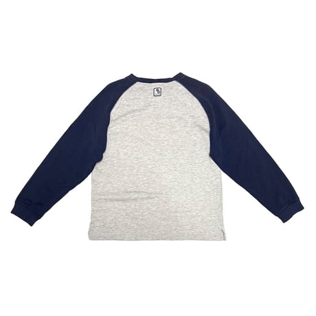 【USED】00's NIKE Raglan Light Sweatshirt with Tech Logo Back Patch