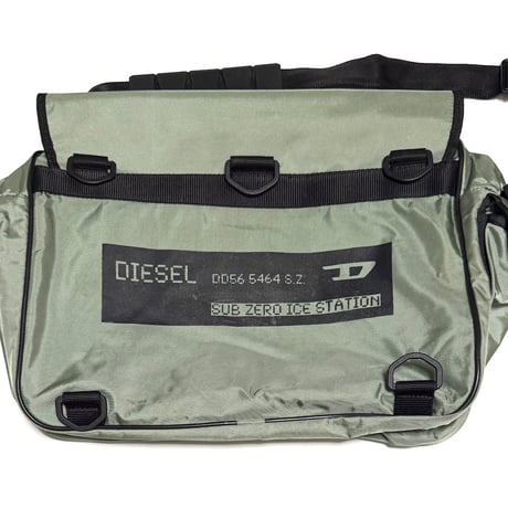 【USED】00's DIESEL "Sub Zero Ice Station" Messenger Bag