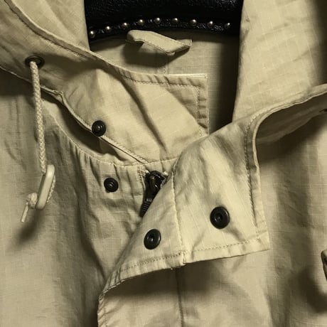 【USED】EDDIE BAUER OVERSIZED RIP-STOP HOODED JACKET