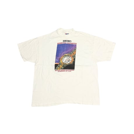 【USED】80's SEIKO KINETIC QUARTZ T-SHIRT