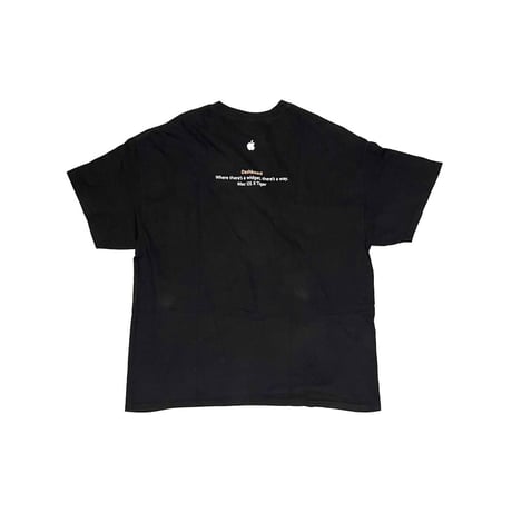 【USED】00's Apple Mac OS X Tiger T-SHIRT