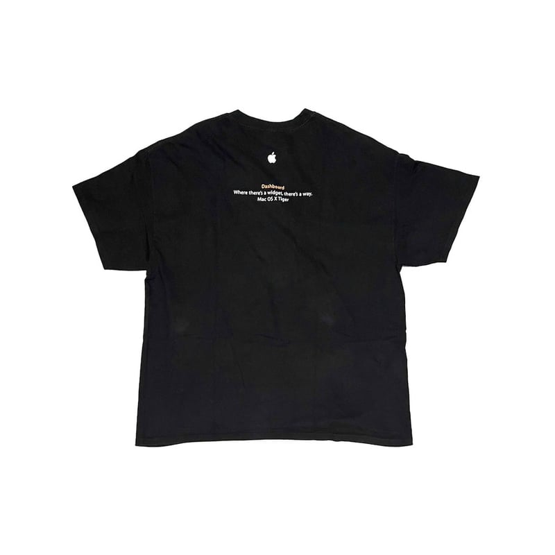 USED】00's Apple Mac OS X Tiger T-SHIRT | KONBINI