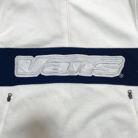 【USED】90'S-00'S VANS FLEECE TOP WHITE